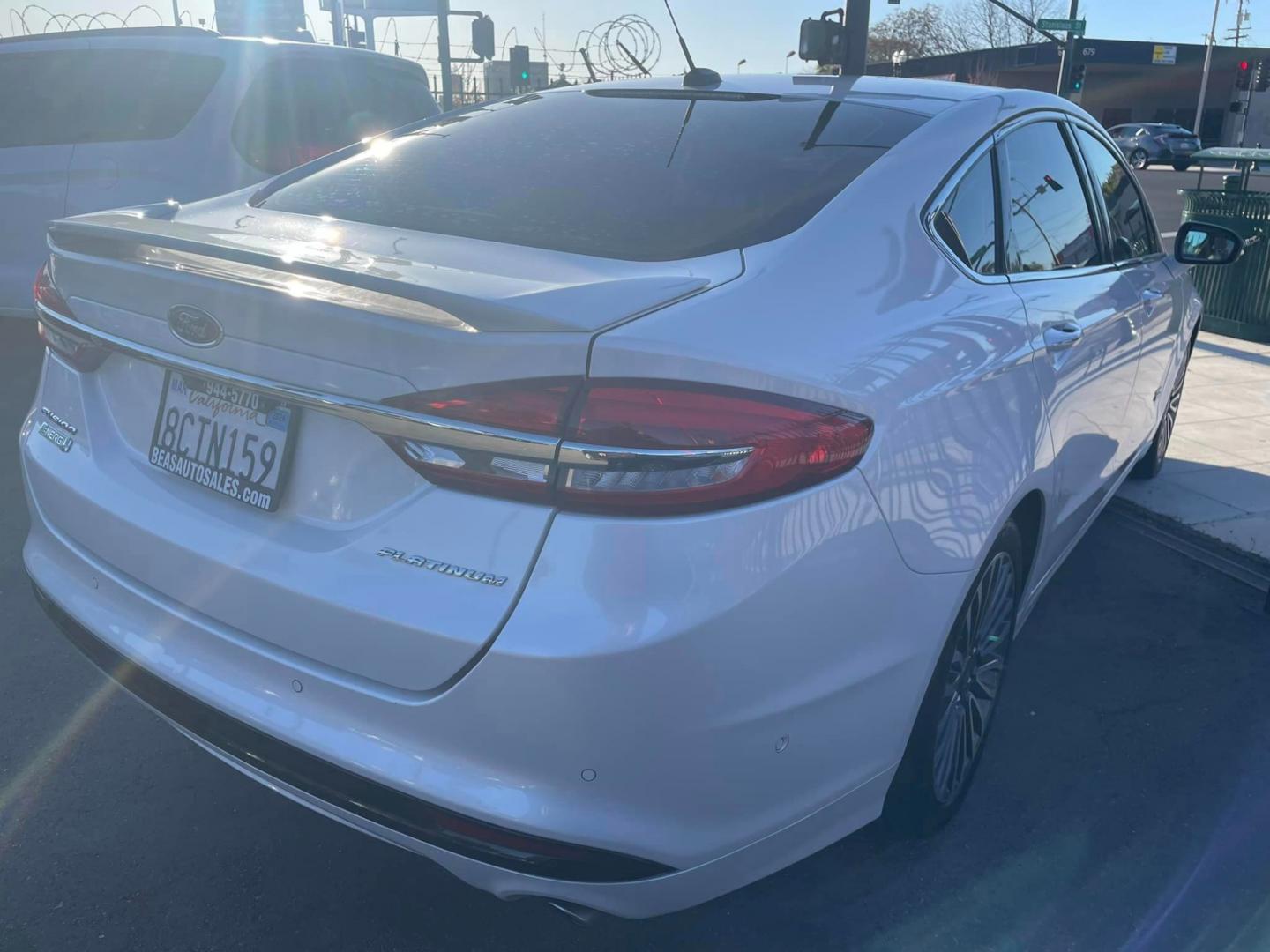 2018 WHITE /White Gold Ford Fusion Energi (3FA6P0SU0JR) , located at 744 E Miner Ave, Stockton, CA, 95202, (209) 944-5770, 37.956863, -121.282082 - PLUS TAXES AND FEES - Photo#13